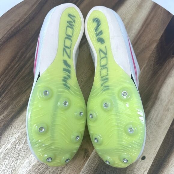 Nike Air Zoom Maxfly Men's Size 11 with Spikes Pink White Sail Track DH5359-100 - Picture 4 of 11